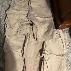 Girls size 12 Khaki Capris